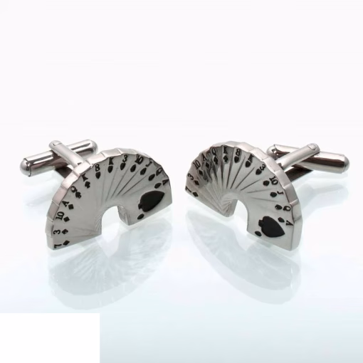 Playing cards cufflinks