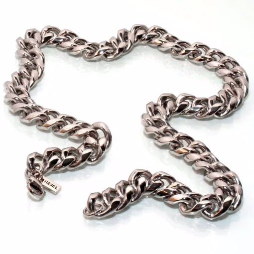 Stalen nekketting voor heren