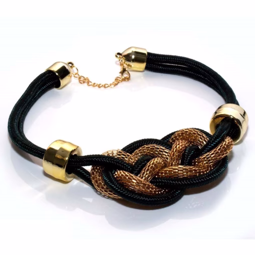 Vrouwen knoop ketting