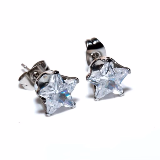 Zircon oorknopjes