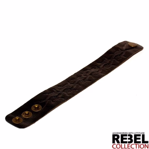weerhaakdraad leren armband