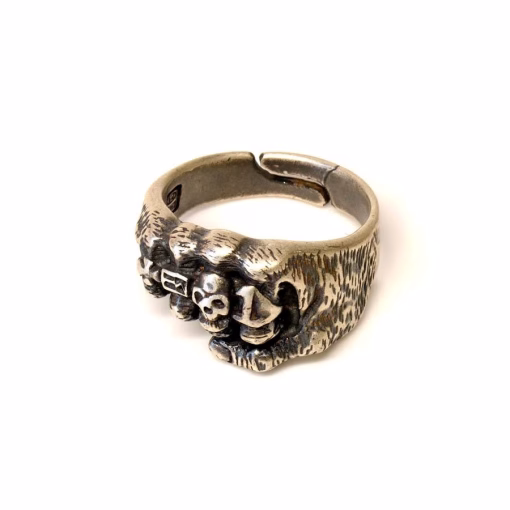 zilveren ring