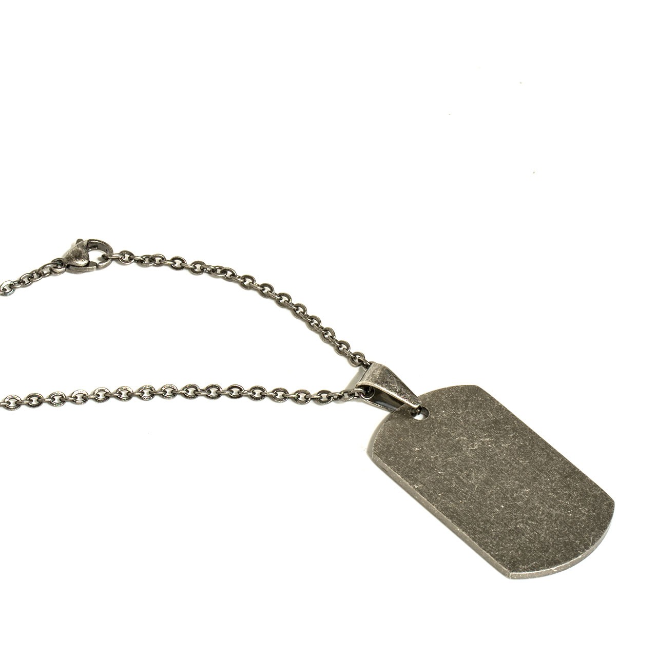 Vintage RVS hanger en ketting