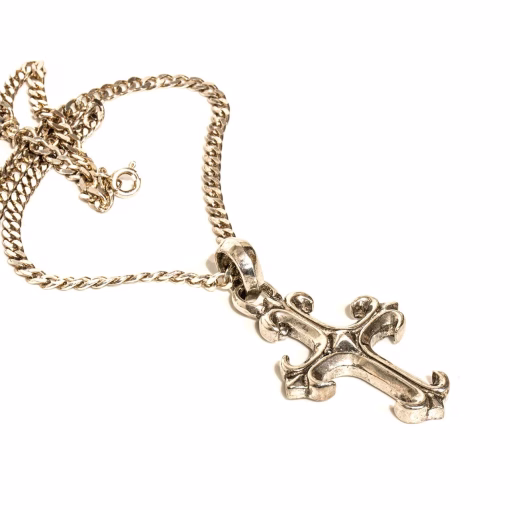 Zilveren Kruis ketting