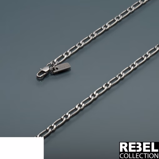 Stalen Figaro-ketting