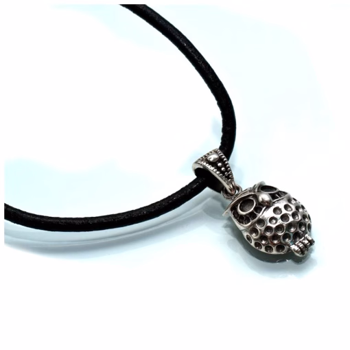 Zilveren uil hanger ketting