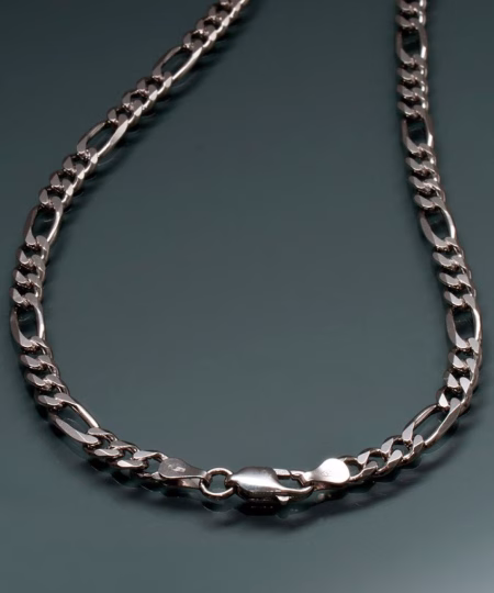 Rebel 925 zilveren Figaro-ketting