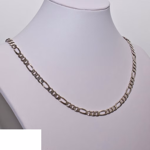 Rebel 925 zilveren Figaro-ketting - Afbeelding 3