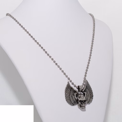 schedel hanger ketting - Afbeelding 2